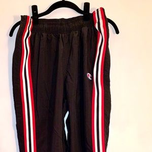 authentic champion tear away pants